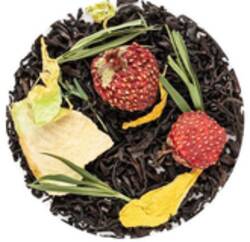 Чай Баолинь Клубника и дыня черный. 250гр.